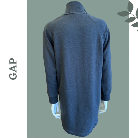 🛍️3/$40 GAP Women's Black Pullover Romper Dress Knit Athleisure Size Extra Small - Picture 4 of 7